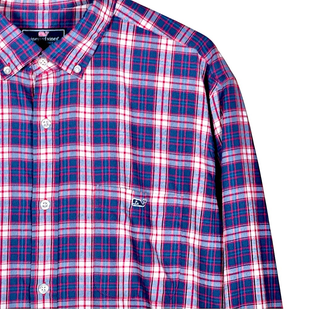 VINEYARD VINES Performance Classic Fit Plaid Tucker Long Sleeve Shirt